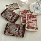 Estuche para lentes de contacto de colores Rose Rabbit Garden